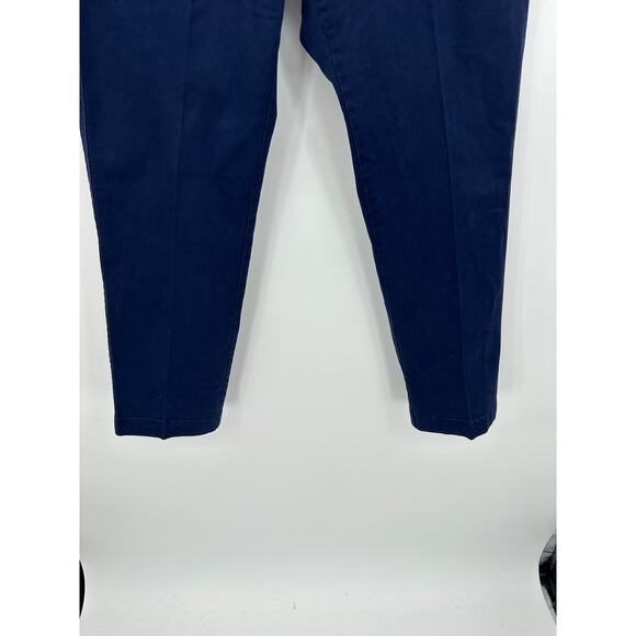 J.Crew Factory Mens Straight Fit Flex Chino Pants Size 32x30 Navy Blue Career - Picture 4 of 9